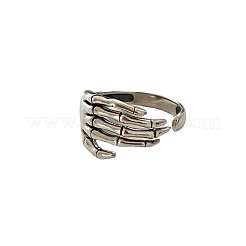 Handknochen 925 Sterling Silber verstellbare Manschettenringe&nbsp;FS-WG67184-01