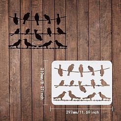 Große wiederverwendbare Zeichenschablonen aus Kunststoff&nbsp;DIY-WH0202-187