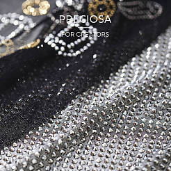 Piedras planas termoadhesivas de cristal Preciosa®&nbsp;Y-PRC-HSS16-00030-296