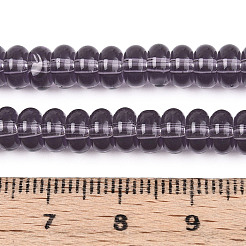 Abalorios de vidrio transparente hebras&nbsp;LS-GLAA-ZX008-6mm-19E