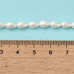 Galvanisieren Sie Muschelperlen-Perlenstränge&nbsp;BSHE-G010-4x6mm-01