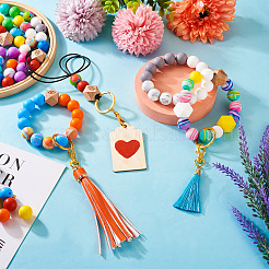 Kit de fabrication de bracelet porte-clés bricolage&nbsp;DIY-TA0004-20