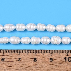 Natürliche kultivierte Süßwasserperlenperlenstränge&nbsp;PEAR-T006-19A