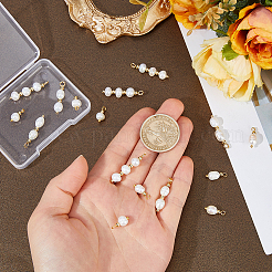 16pcs 4 estilos colgantes de perlas de agua dulce cultivadas naturales&nbsp;PALLOY-FH00200