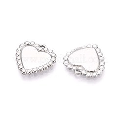 Cabochon pendenti in acciaio inossidabile 304&nbsp;STAS-T067-02P