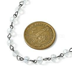 Catene in rilievo di vetro fatti a mano per collane bracciali fare&nbsp;AJEW-JB00132-01
