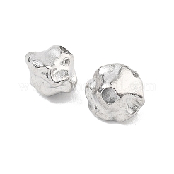 Perles en acier inoxydable 304 martelé&nbsp;STAS-B127-01P-04