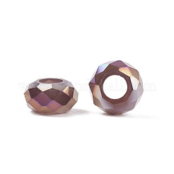Nachahmung Jade Glas europäischen Perlen&nbsp;GPDL-N005-B14mm-A04