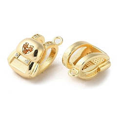 Colgante micropavé cubic zirconia de latón&nbsp;KK-F862-15G