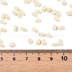 Couleurs opaques perles de rocailles en verre lustré&nbsp;SEED-T006-02K