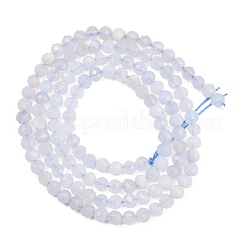 Naturali pizzo blu agata perline fili&nbsp;LS-G-E411-12-3mm-02
