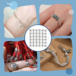 60pcs 925 perles en argent sterling&nbsp;STER-AR0001-20
