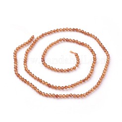 Granato naturale perline fili&nbsp;G-F619-17B-3mm