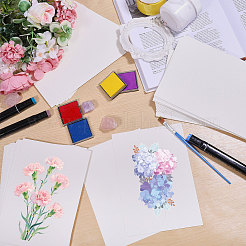50 Stück leere Grußkarten aus Papier&nbsp;DIY-WH0750-187