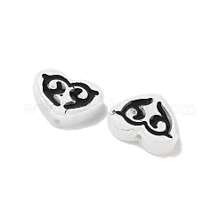 Cuentas de vidrio teñidas y horneadas con pintura teñida y calentada&nbsp;LAMP-D004-02D
