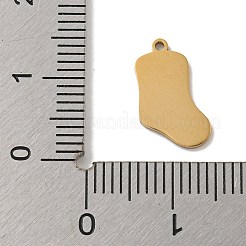 Weihnachtsthema 304 Edelstahl Emaille Charms&nbsp;STAS-Z093-02H
