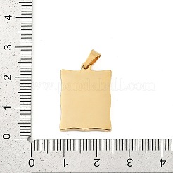 Ionenplattierung (IP) 304 Edelstahl-Strassanhänger&nbsp;STAS-P378-01G