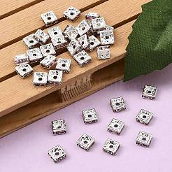 Perline distanziatori strass in ottone&nbsp;RSB072-07S