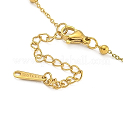 Collane con ciondolo a fiocco in ottone&nbsp;NJEW-B115-01G-01