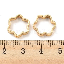 Telai di perline in ottone placcate in rack&nbsp;KK-WH0084-02G-01
