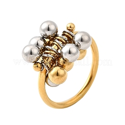 Bagues en acier inoxydable 304 pour femmes&nbsp;RJEW-V014-09GP