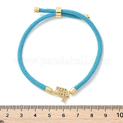 Bracciali in nylon con bretelle regolabili&nbsp;BJEW-C096-01G-06