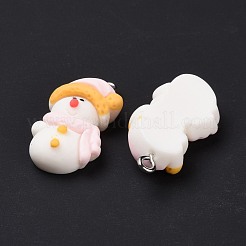 Pendentifs en résine opaque&nbsp;RESI-G028-01P