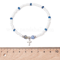 Bracelets à breloques miniatures en acier inoxydable 304&nbsp;BJEW-MZ00325