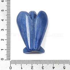 Figurine d'ange en aventurine bleue naturelle&nbsp;DJEW-N006-01A-03