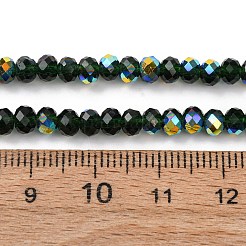 Chapelets de perles en verre transparent électrolytique&nbsp;EGLA-A046-01A-06