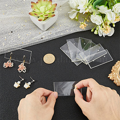 20 tarjeta de exhibición de aretes de acrílico&nbsp;EDIS-CP0001-16B