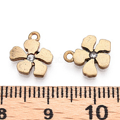 Adornos de latón micropavé de circonia cúbica&nbsp;LS-ZIRC-Q014-002C-NF