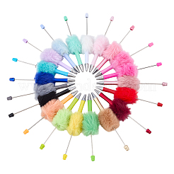 20 Stück 20 Farben Kunststoff-Perlenstift&nbsp;AJEW-PH0007-48