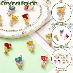 10pcs 5 pendentifs en alliage de couleurs&nbsp;FIND-CJ0005-72