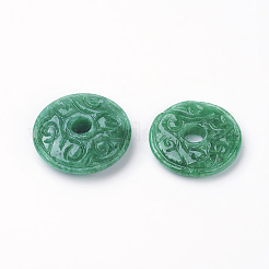 Natürliche myanmarische Jade / burmesische Jade Anhänger&nbsp;G-E418-18