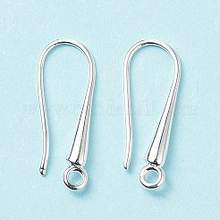 Accessoires de crochets de boucle d'oreille en laiton écologiques&nbsp;KK-M157-03S-RS
