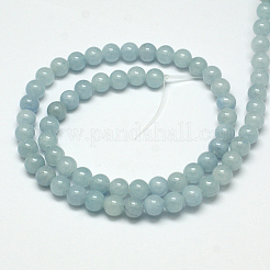Chapelets de perles en jade jaune naturel&nbsp;G-G598-10mm-YXS-18