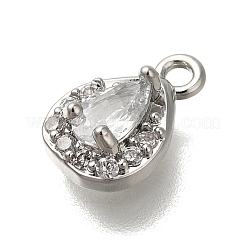Micro Pave Bijoux de zircone cubique en laiton de placage en râtelier&nbsp;KK-M014-06P