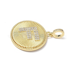 Pendentifs en laiton zircon cubique transparent&nbsp;KK-L253-17G-F