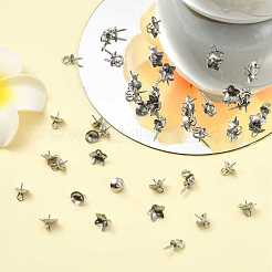 45 stücke 3 arten edelstahl tasse perle peg kautionen pin anhänger&nbsp;STAS-YW0003-09