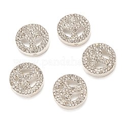 Friedenszeichen-Legierung Kristallrhinestone-Perlen&nbsp;RB-J451-01S