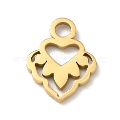 Pendentifs en acier inoxydable 304 à placage ionique&nbsp;STAS-H165-12G