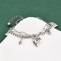 Mehrreihige Armbänder aus 304 Edelstahl&nbsp;BJEW-P365-02P