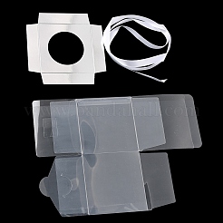 Transparente Verpackungsboxen für Cupcakes mit Papierboden&nbsp;PL-CBA0AB9-01A