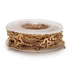 Ionenplattierung (IP) 304 Edelstahl Kleeblatt-Kabelketten&nbsp;STAS-P254-10G