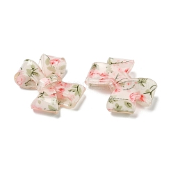 Cabochons acryliques transparents imprimés&nbsp;OACR-M008-01C