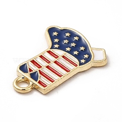 Colgantes de esmalte de aleación estilo bandera americana&nbsp;ENAM-M046-08G