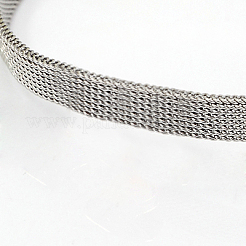 Pulseras de malla de acero inoxidable 304&nbsp;BJEW-D290-01