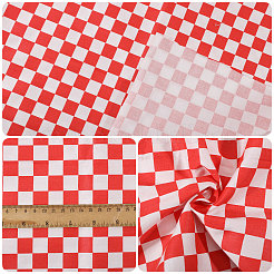 2 m Baumwollstoff mit Schottenmuster&nbsp;DIY-PH0038-01A