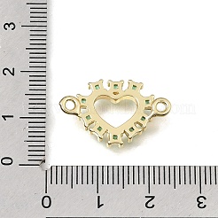 Ciondoli connettore in ottone con pavé di zirconi cubici&nbsp;KK-E802-15G-C